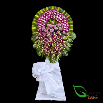 Cheap funeral flower wreath Saigon