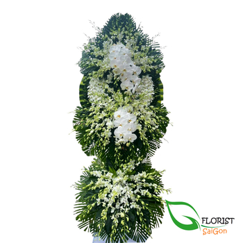 Condolence flowers in Hochiminh city