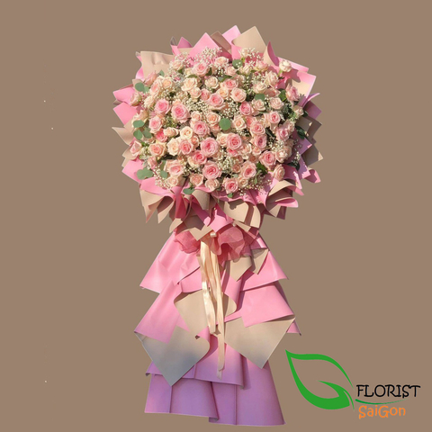 Shop open flower stand delivery Saigon