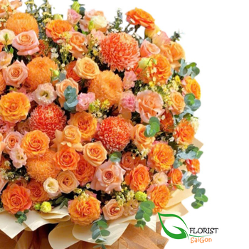 Send best grand opening flower stand to HCMC