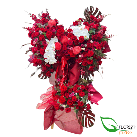 Elegant grand opening flower stand Ho Chi Minh city