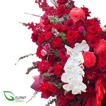 Buy elegant grand opening flower stand in HCMC