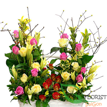 Saigon birthday flowers and wishes love