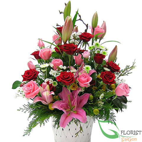 Send love flowers to Tanbinh District Saigon