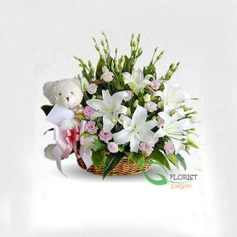 Flowers for new baby