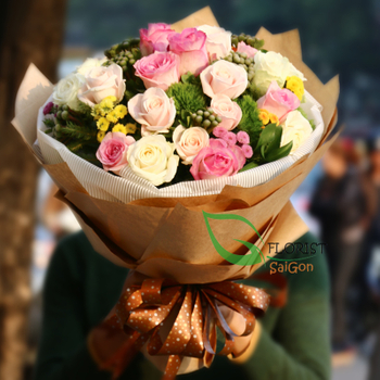 Bouquet flowers for my love in Saigon