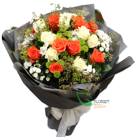 Bouquet flowers arrangement for delivery District 3