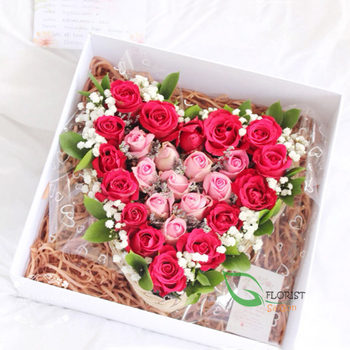 Beautiful box of roses