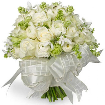 WEDDING BOUQUETS WHITE ROSE