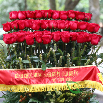 Send beauty red roses to Hochiminh