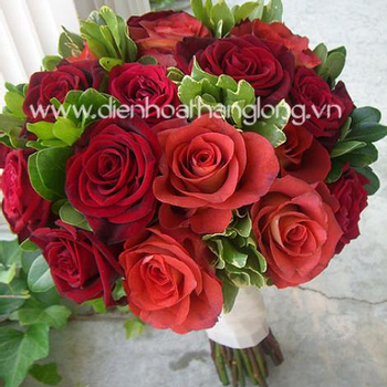 WEDDING BOUQUETS RED ROSES