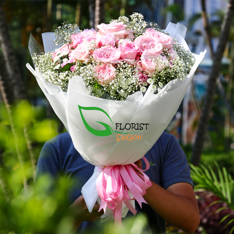 Saigon birthday flowers bouquet free delivery today