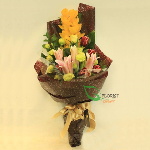 Orchid flower gifts for mom in Saigon