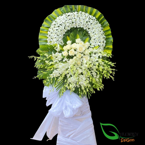 Funeral flower arrangement Hochiminh city