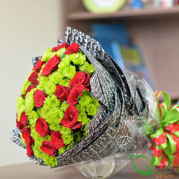 Christmas flowers bouquet free delivery