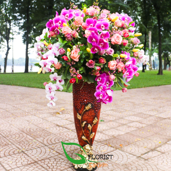 Premium grand opening flower stand Saigon