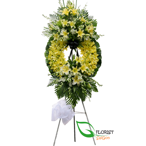 Cheap condolence flowers Saigon