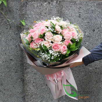 Special birthday rose bouquet delivery Saigon