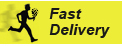 Fast delivery (from 1 to 2 hours) for urgent orders
