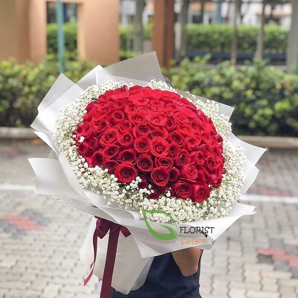 Send 99 rose bouquet to your loved ones