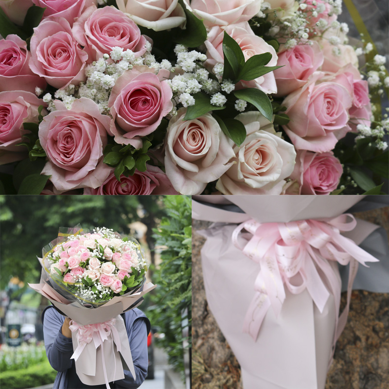 Birthday rose bouquet delivery Hochiminh city