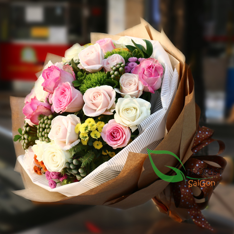 Bouquet flowers for my love in Saigon