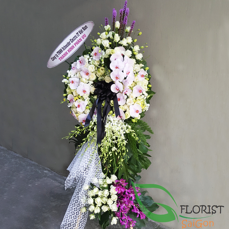 Free delivery sympathy flowers in Saigon; 