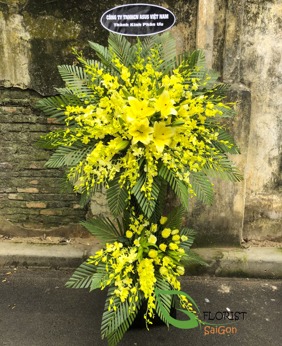 Send funeral flowers to funeral home in Saigon