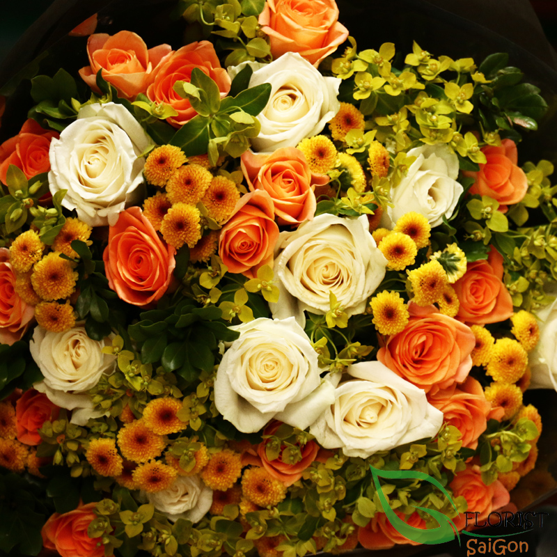 Roses bouquet free delivery in Saigon