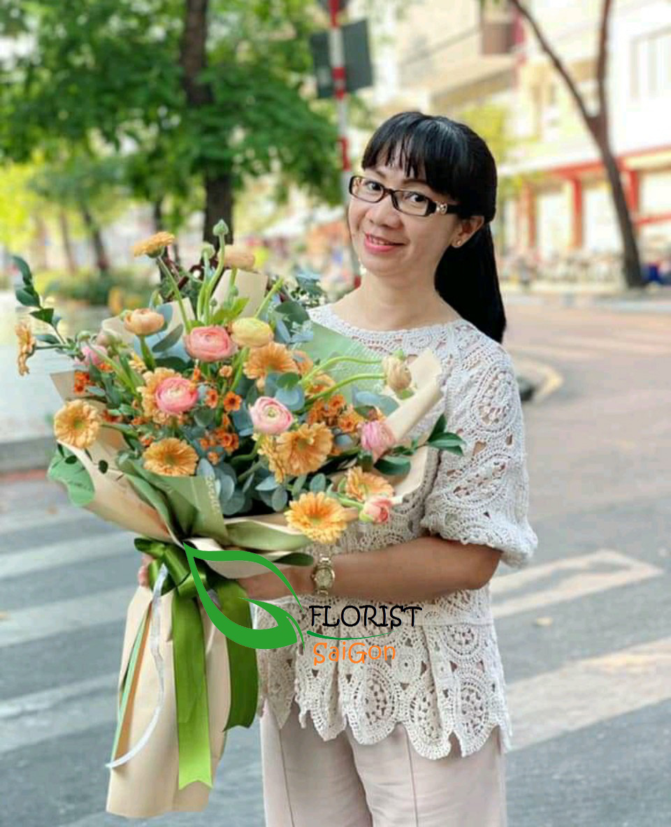 Thank you flower delivery Saigon