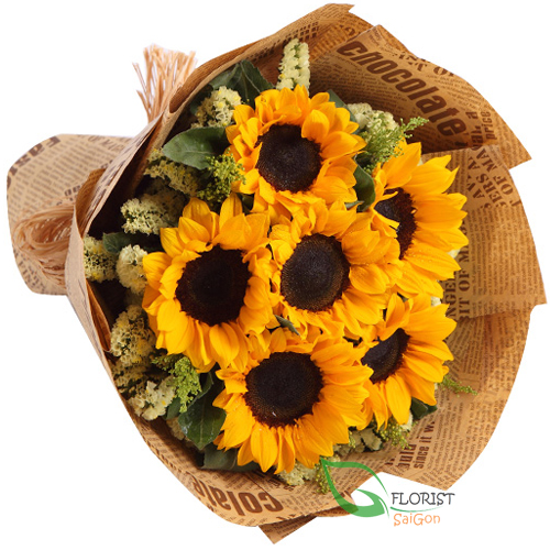 Sunflower bouquet congratulation graduation