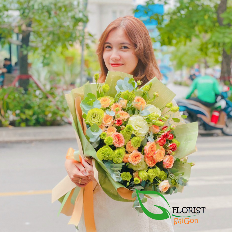 Best birthday flower bouquet in Saigon