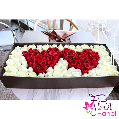 Premium luxury arrangement for Valentines day