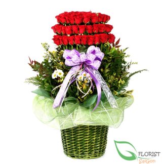 99 roses special arrangement