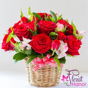 Blooming love flowers in florist hanoi