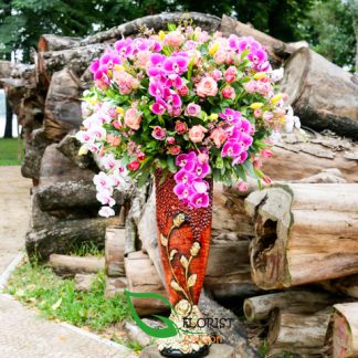 Premium grand opening flower stand Hochiminh city