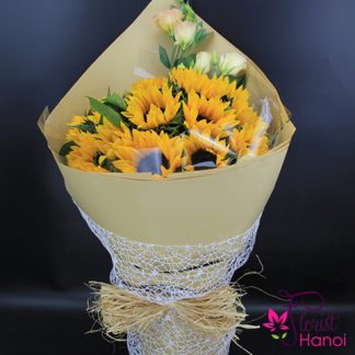 Send sunflower bouquet to Hanoi city