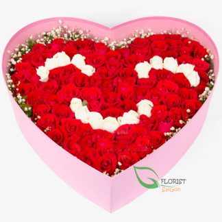 Smiley face flower arrangement