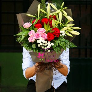 Thank you flower bouquet Hanoi