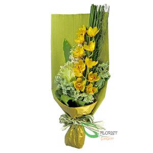 Beautiful orchid bouquet in Saigon