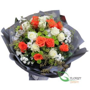 Beautiful roses for sending to birthday in Saigon