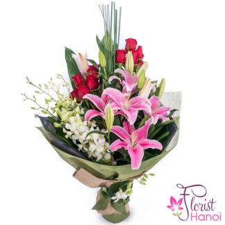 Birthday flowers and gifts delivered Hanoi
