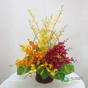 Birthday flowers basket images
