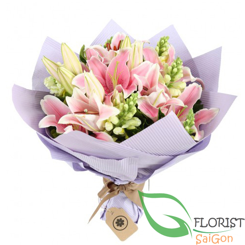 Birthday flower bouquet in Hochiminh city