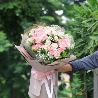 Birthday rose bouquet Saigon