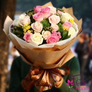 Bouquet flowers for my girlfriend in Hanoi