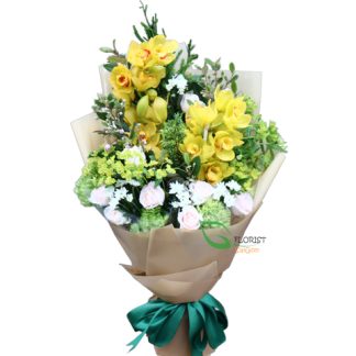 Bouquet of cymbidium in Florist Saigon