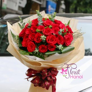 Classic red roses in Florist Hanoi