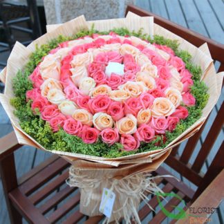 Exquisite 99 roses bouquet