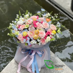 Flower bouquet for birthday